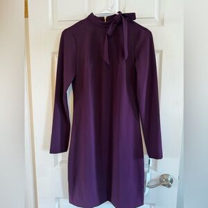 Calvin Klein purple long sleeve dress size 2